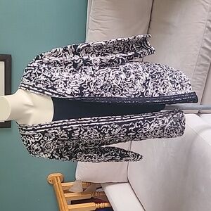 Chico Travelers Collection Printed  Soutache Jacket, size 2 (Large)